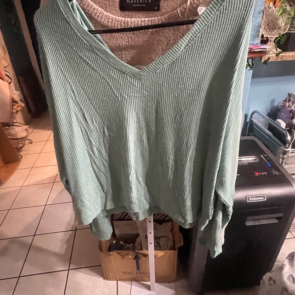 Auden Mint Green Ribbed Sleepwear